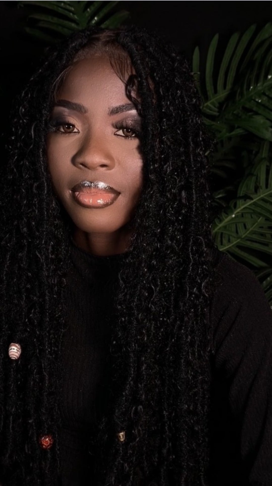 Boho locs: human hair