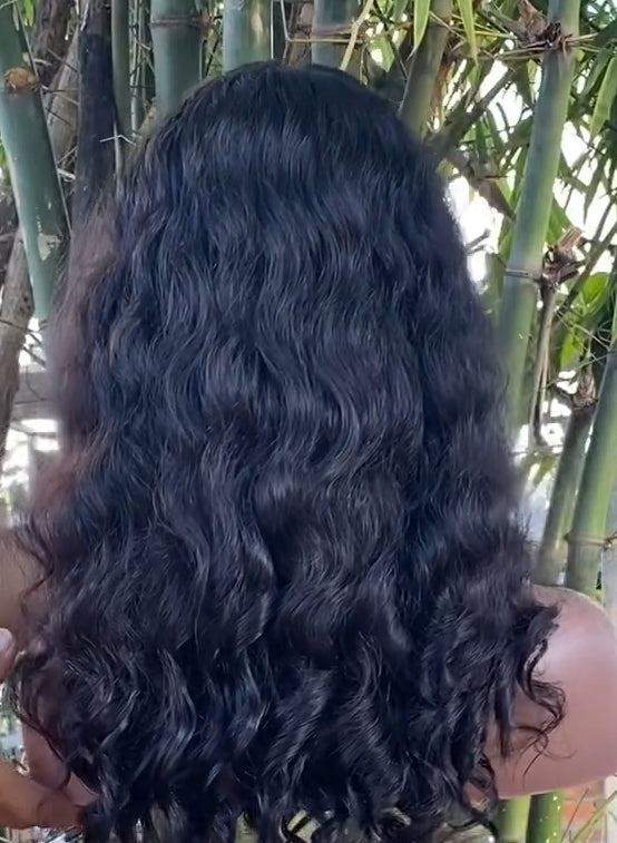 Cambodian raw curly 5x5 HD and 16 inches