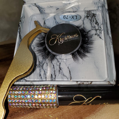 Short eyelash gift set - Krystina's Hair Boutique 