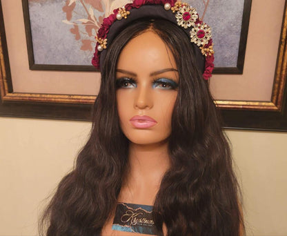 Flower-Rhinestone headbands - Krystina's Hair Boutique 
