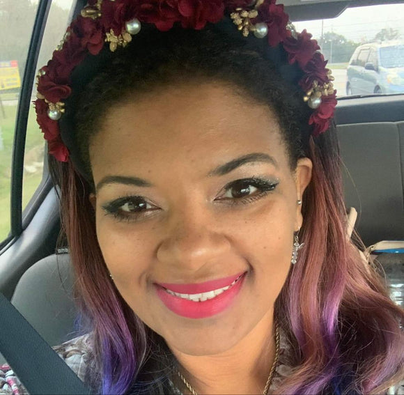 Flower-Rhinestone headbands - Krystina's Hair Boutique 